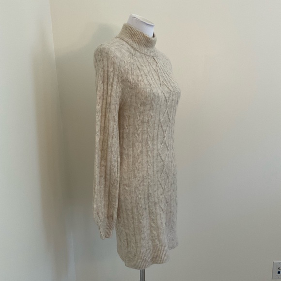 Abercrombie & Fitch Beige Knit Sweater Dress - Picture 3 of 7